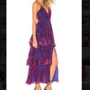 X REVOLVE Consuelo Maxi in Cobalt